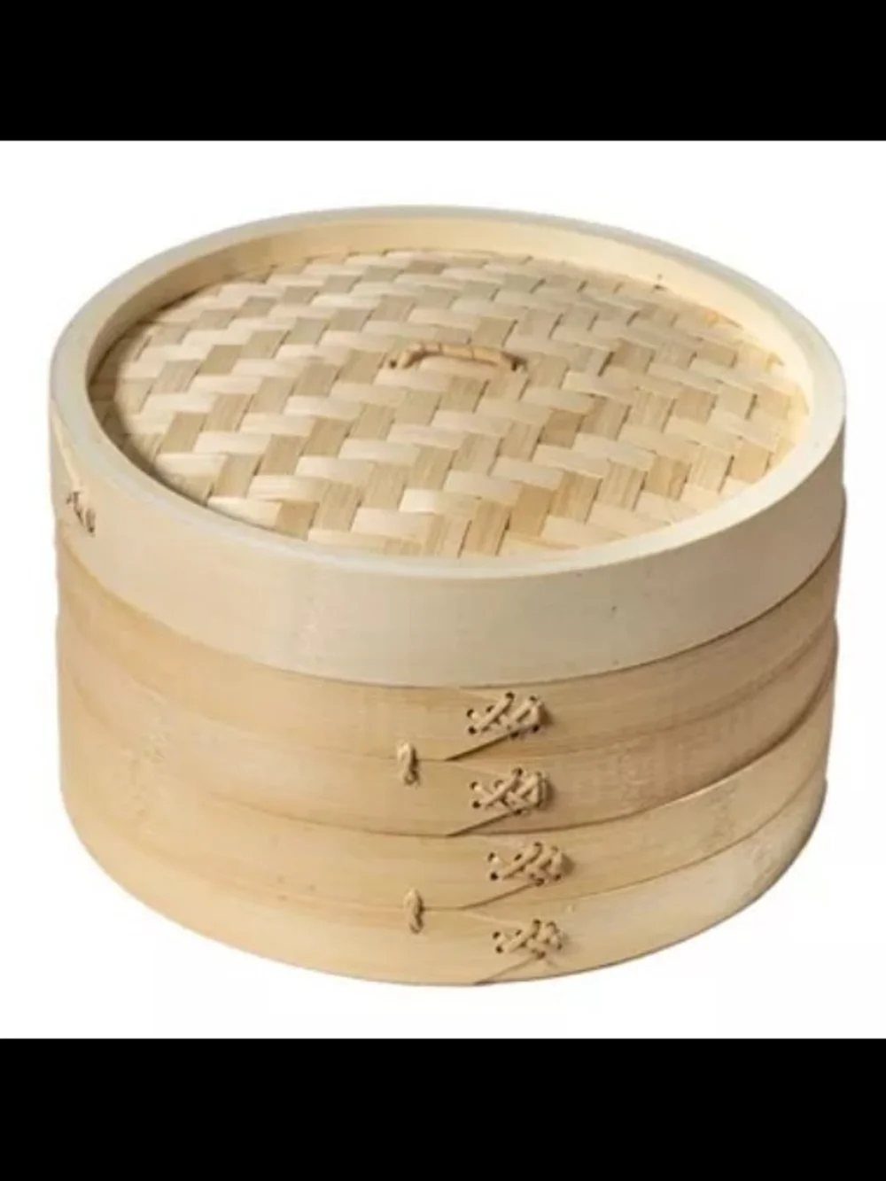 Bamboo 3-Piece Steamer Set - Natural